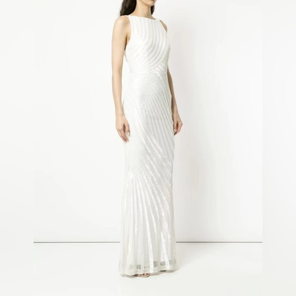 US 12 Rachel Gilbert Milla Gown NWOT - Picture 2 of 14